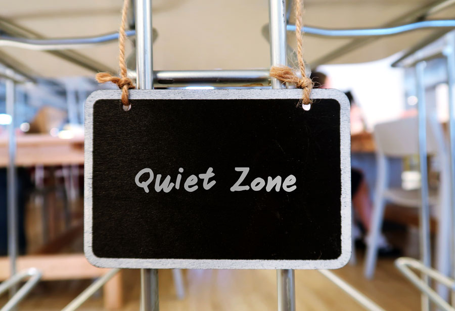 Quiet zone sign